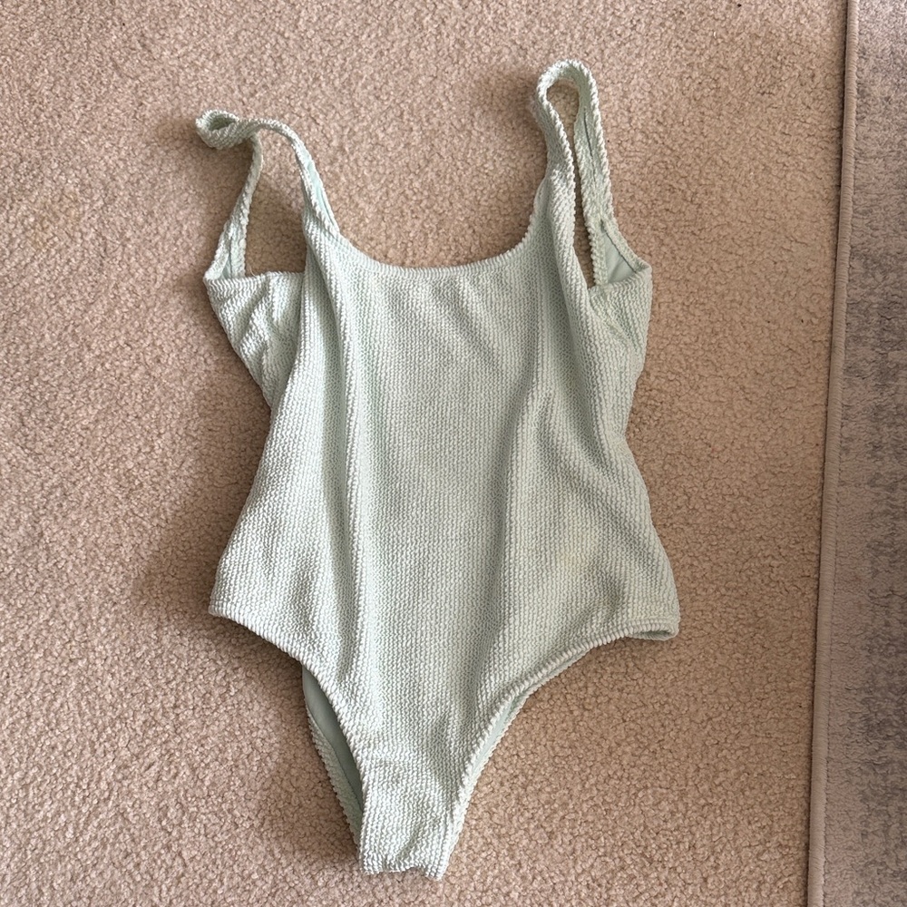 Billabong Light Green Textured One-Piece